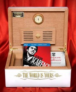 Scarface Blu ray DVD, 2011, 2 Disc Set, Limited Edition Humidor