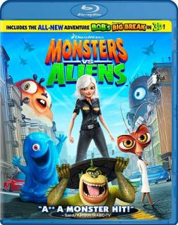 Monsters vs. Aliens (Blu ray Disc, 2009,