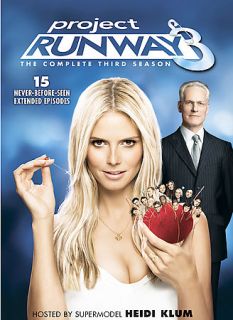 Project Runway   The Complete Third Season DVD, 2007, 4 Disc Set 