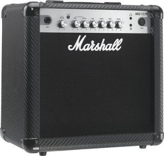 Marshall MG Series MG15CFR 15W 1x8 Guitar Combo Amp Carbon Fiber