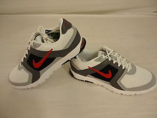 NEW IN THE BOX^ MENS NIKE AIR RANGE WP GOLF SHOES (WHITE CHARCOAL RED 