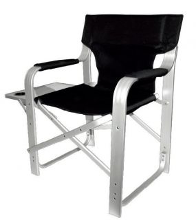 super heavy duty directors chair with table black 1601 time