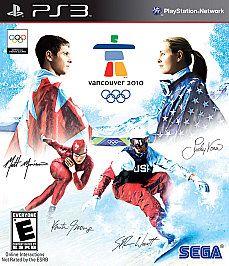 PS3 Vancouver 2010 Winter Olympics NEW Sealed USA REGION FREE English