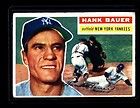 1956 topps 177 hank bauer yankees wb good 0009887 expedited