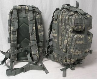 NEW   3 Day Military Tactical Assault MOLLE Backpack   ACU Army 
