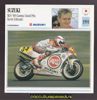 1991 SUZUKI RGV 500 Gamme Grand Prix Kevin Schwantz MOTORCYCLE ATLAS 