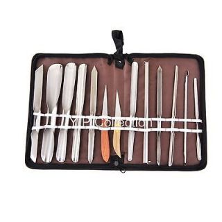 PRO New 13pcs Vegetable Fruit Carving Chisel Tools STOCK IN US