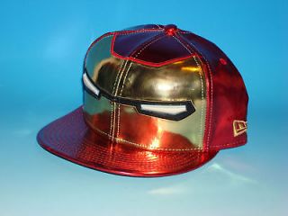 IRON MAN 2 New Era Exclusive 59Fifty Hat Size 7 3/8 Marvel Avengers 