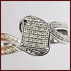 New 925 Sterling Silver 0.35 ct Genuine Diamond Womens Cheap 