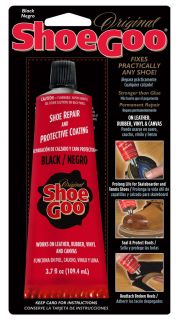 Shoe Goo Black 3.7 Oz Footwear Adhesive Repair & Protective Coating