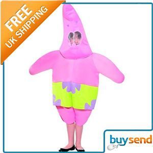 girls boys patrick spongebob squarepants costume 7 9 yr time