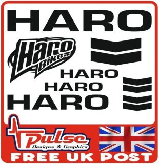 16x Haro BMX Mountain Bike Vinyl Sticker Decal Kit 02  FREE POST UK