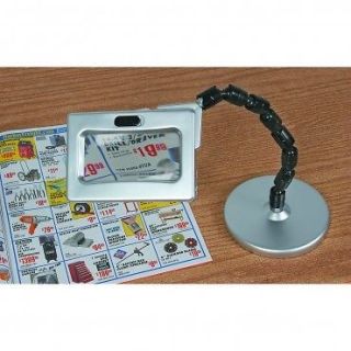 Desktop Magnifying Glass Magnifier With LED Lights 5 X Magnification