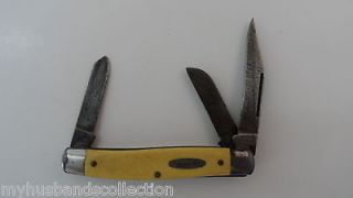 antique vintage ranger pocket knife tool 3 blade prov usa