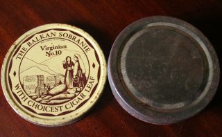 balkan sobranie virginian no 10 tobacco tin from united kingdom