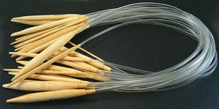 14pair ussize0 15 bamboo circular knitting needle 110cm from china