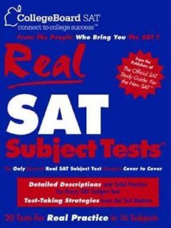 Real SAT Subject Tests 2005, Paperback