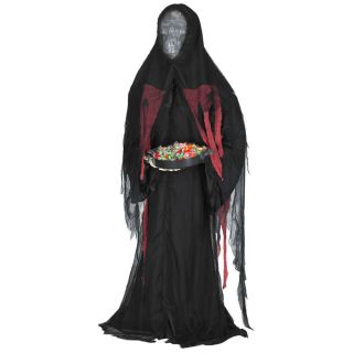 Gemmy 5.5 ft Musical Lighted Lifesize Reaper Indoor Halloween Holiday 