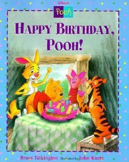 Happy Birthday Pooh by Bruce Talkington 1999, Hardcover