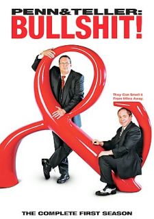 Penn Teller   Bullshit The Complete First Season DVD, 2004, 3 Disc Set 