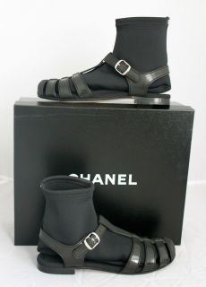 12a spring summer chanel jelly sandals with socks sz 36