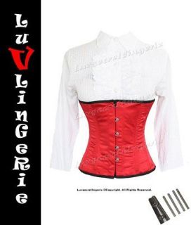9965r full steel boned underbust shaper corset xxs