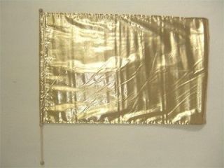 Reg. Size   Gold Lame   Rectangle Flag w Pole   Chrisian Worship Dance