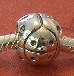 Newly listed Authentic PANDORA Ladybug Charm Bead .925 Sterling Silver 