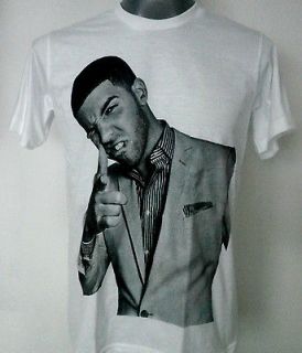 drake hip hop rapper t shirt white size medium