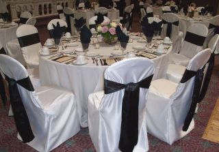 100 wedding satin banquet chair covers for 11 color more