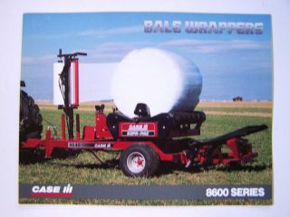 case ih 8600 series bale wrappers brochure from canada time