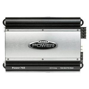 JENSEN POWER760 AMP 760 WATTS PEAK POWER 4 CHANNEL POWER 760