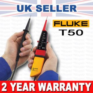 fluke t50 electrical voltage continuity tester 853533 same day 