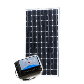 140W Complete Solar Charging Kit. 140 Watt Panel + 20A 12V controller 