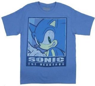 NEW Sonic the Hedgehog Light Blue T Shirt Tshirt Size M Medium Sega 