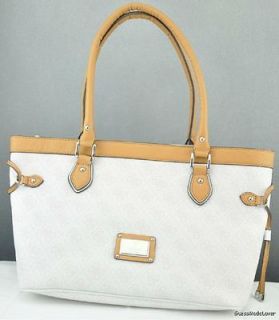 New Ladies Guess Handbag Bag Authentic Cement Scandal Totes NWT