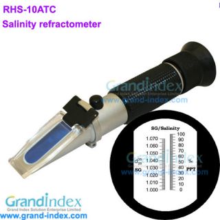 RHS 10ATC Salinity/Aquar​ium Refractometer Black Rubber