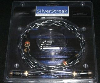 New Kimber Kable Silver Streak 1 meter rca WBT 0147 MSRP $510