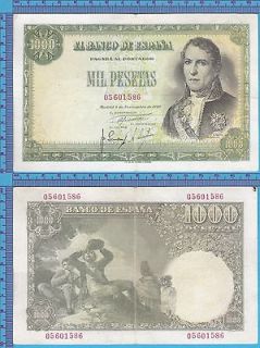 1949 1951 spain 1000 pesetas note p138a 