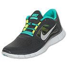 MENS 2012 NIKE FREE RUN 3 + SZ 8 ANTHRACITE GREEN SILVER US QS DS 
