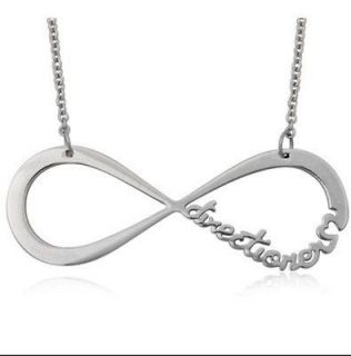 1D   One Direction Directioner Infinite Necklace   STAINLESS STEEL NEW 