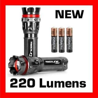 New NEBO Redline 5581 220 Lumens LED Hunting Flashlight with Batteries