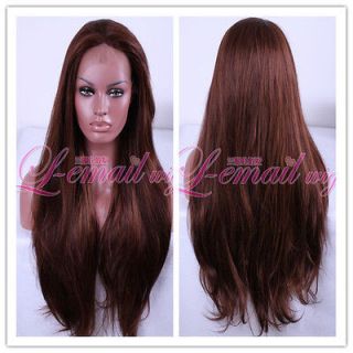 70cm color 33/30# long straight lace front wig hair high qulity in 