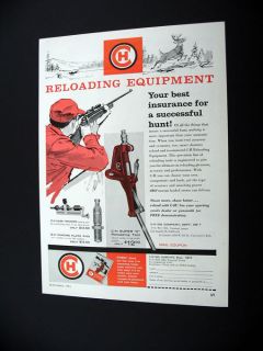 die reloading equipment tools 1961 print ad time