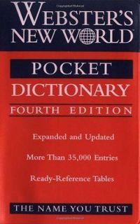 webster s new world pocket dictionary  4