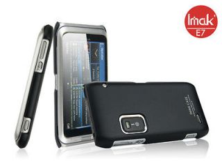 Black Mesh Net * Slim Cover Hard Case + Screen Protector for Nokia E7 