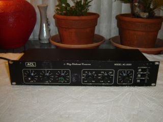 acl ac 3000 3 way electronic crossover vintage rack time