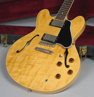 1984 Gibson ES 335 Dot Reissue Custom Shop FLAME Blonde Finish