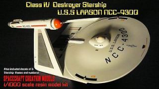 STAR TREK USS LARSON Class IV Destroyer Starship/Spaceship RESIN MODEL 