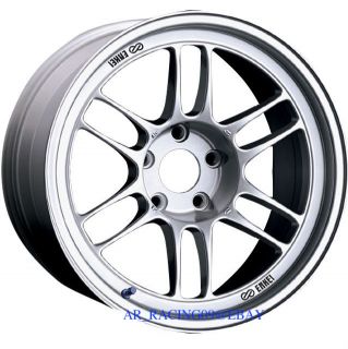 18 Enkei wheels RPF1 18x9.5 Silver 5x114.3 +15 EVO 8 9 X Skyline 350z 